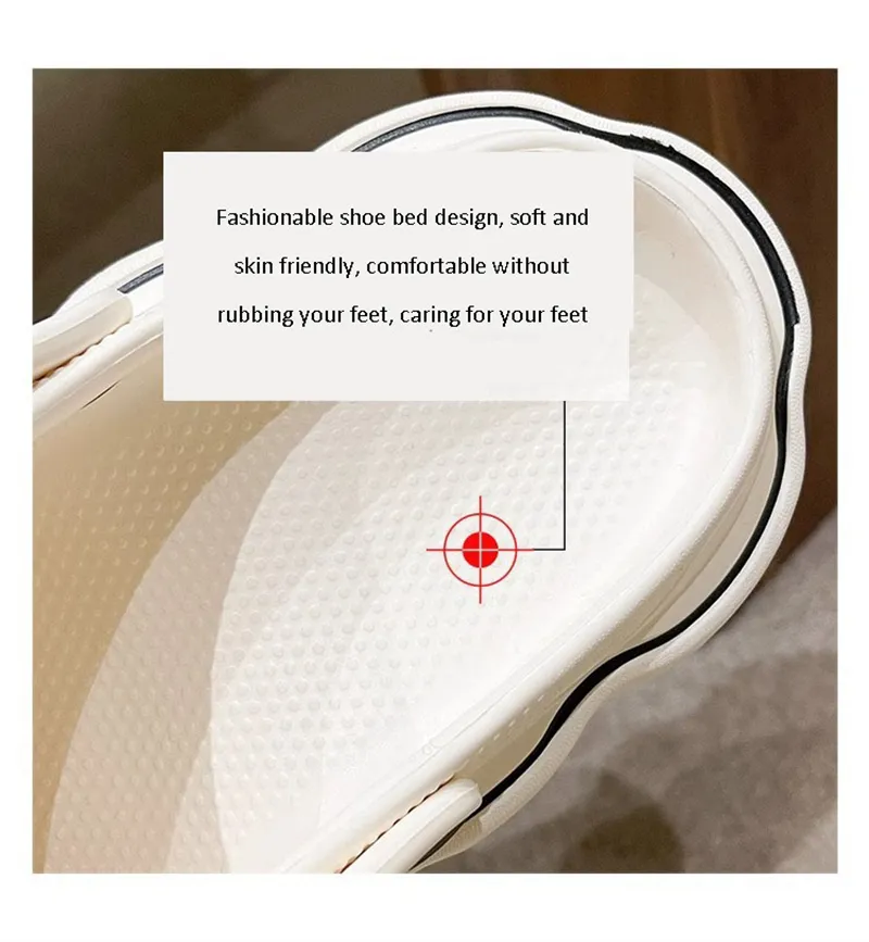 Comfortable Thick Sole Women's Hole Running Sandals For Summer_voghion.com