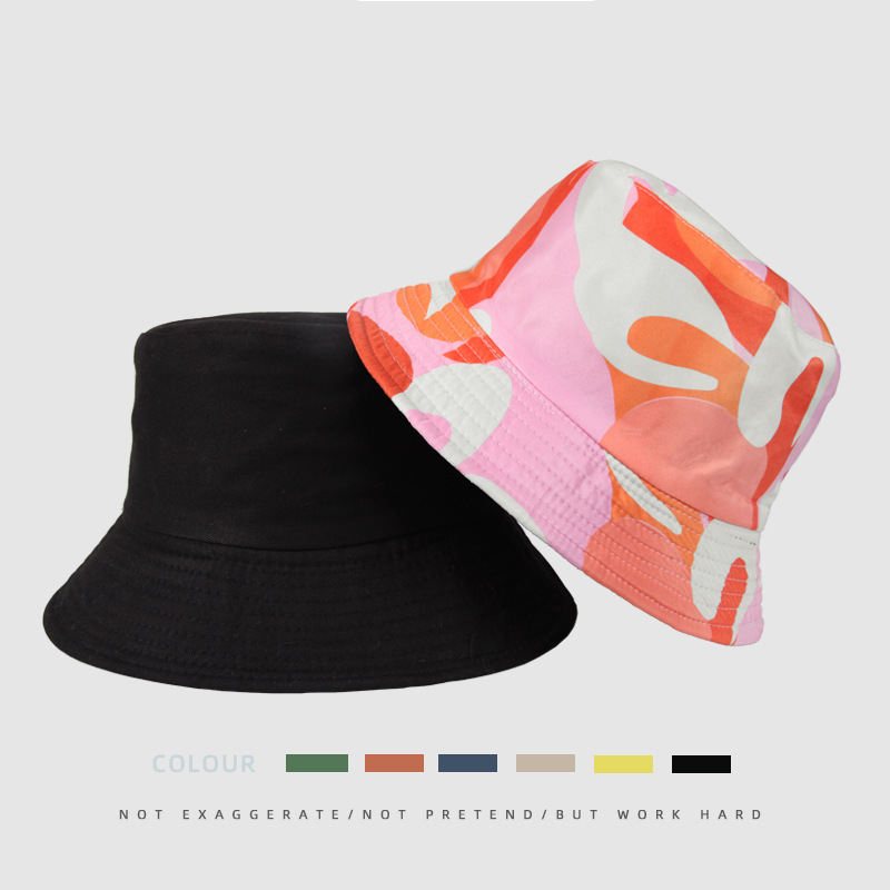 Kom buiten reizen, bescherming tegen de zon, bedrukte hoed, geometrisch ontwerp, vissershoed met brede rand voor heren en dames Emmerhoed_voghion.com