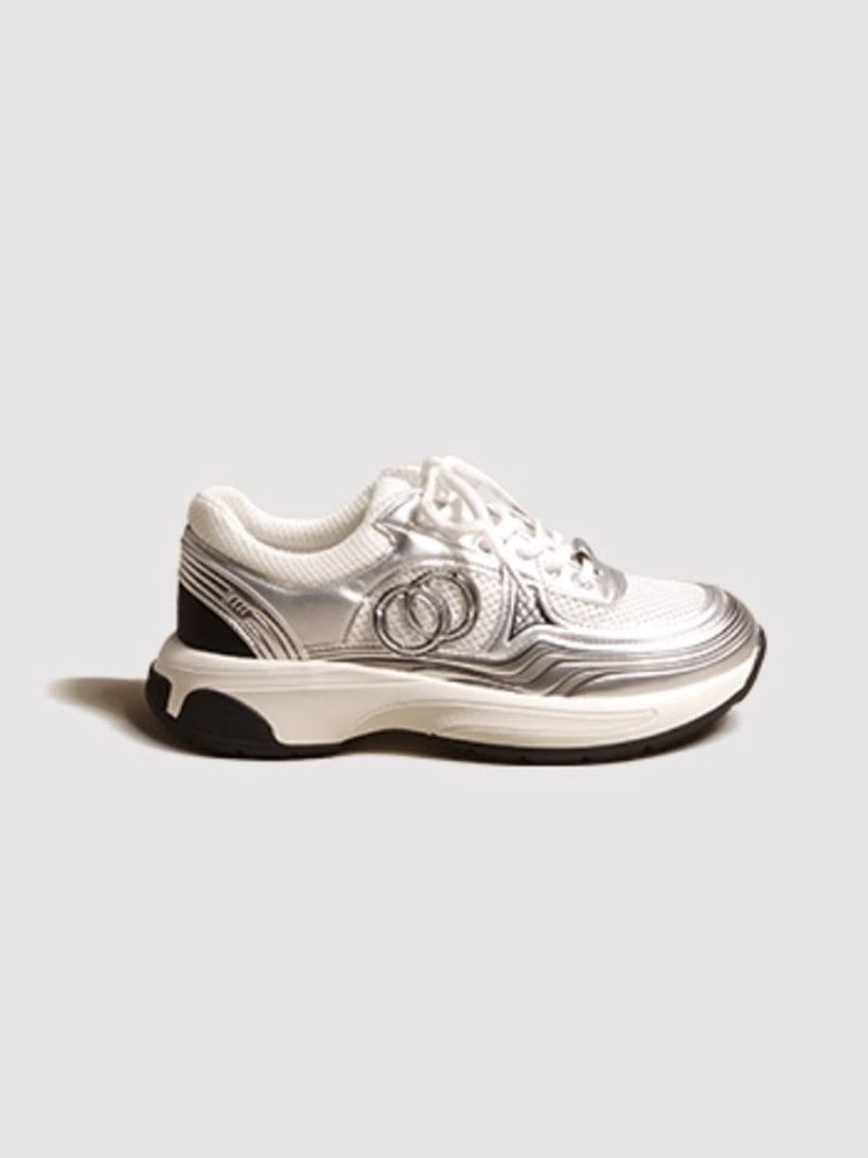 2023 Frühjahr/Sommer Neue kleine duftende Wind Sier Corner King Casual Damen dicke Sohle dünner Gürtel erhöhte_voghion.com