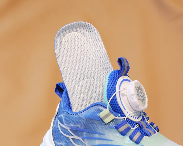 Kleinkind Sport Frühjahr Neue Junge Basketball Rotierenden Schnalle Kinder Cutefeet Mode Mädchen Licht Lauf Trainer Schuhe Größen 21_voghion.com