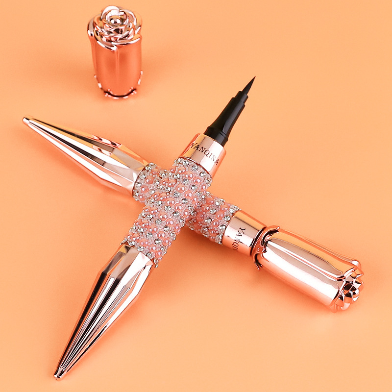 YANQINA Yanqina Scepter su geçirmez, tere dayanıklı, serin siyah renkli eyeliner sıvı kalem_voghion.com
