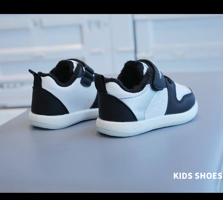Småbarnssko Baby Barn Vinter Bomull Uformelle Sneakers Tykke Varme Sklisikre Første Steg Fottøy Treningssko For Gutter Jenter_voghion.com