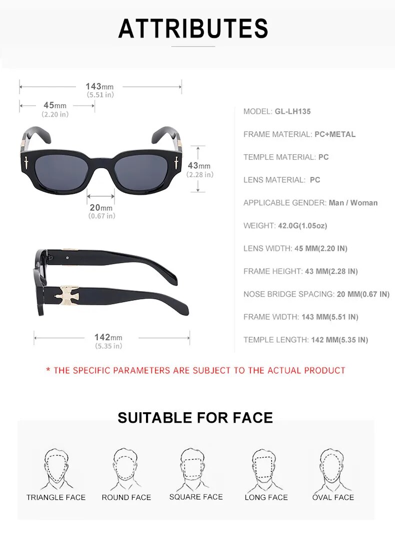 Modne okulary przeciwsłoneczne Soaing Eagle Rectangle dla mężczyzn i kobiet 2024, okulary przeciwsłoneczne w stylu vintage punk, męskie, małe, kwadratowe, odcienie_voghion.com