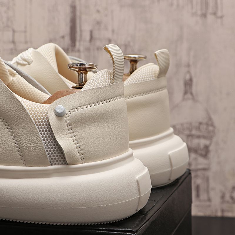 Modische, lässige, atmungsaktive, dicke Sohlen für große Zehen, trendige Low-Top-Boardschuhe, individuell und einfach,_voghion.com