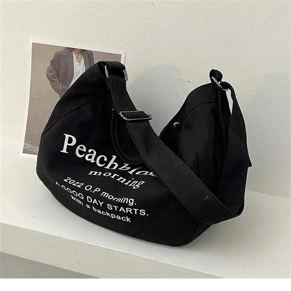 Borsa a tracolla in tela da donna grande shopper messenger bag_voghion.com