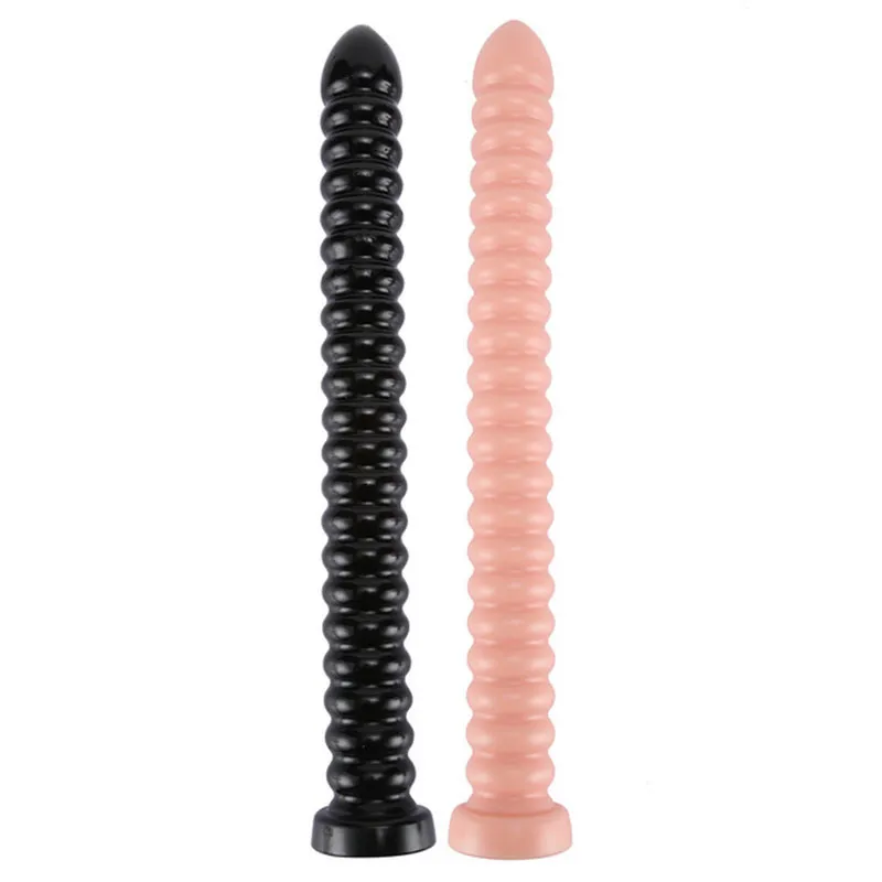 Gode anal super long, jouet sexuel pour femmes et hommes, masturbateur du côlon, massage anal en spirale avec ventouse_voghion.com