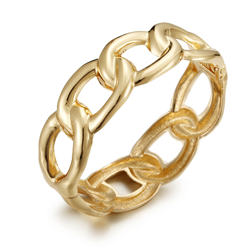 European and American Popular New Color Preserving Bracelet Women's Chain Open Bracelet Personalized Small and Unique Bracelet_voghion.com