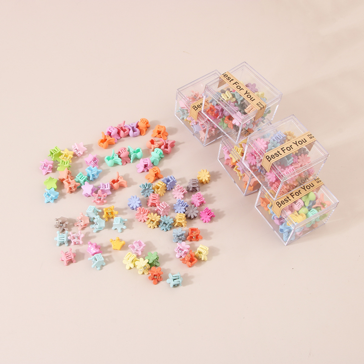 Guanyang candy color boxed hairpin small clip children's cute mini small clip bangs side clip broken hairpin_voghion.com