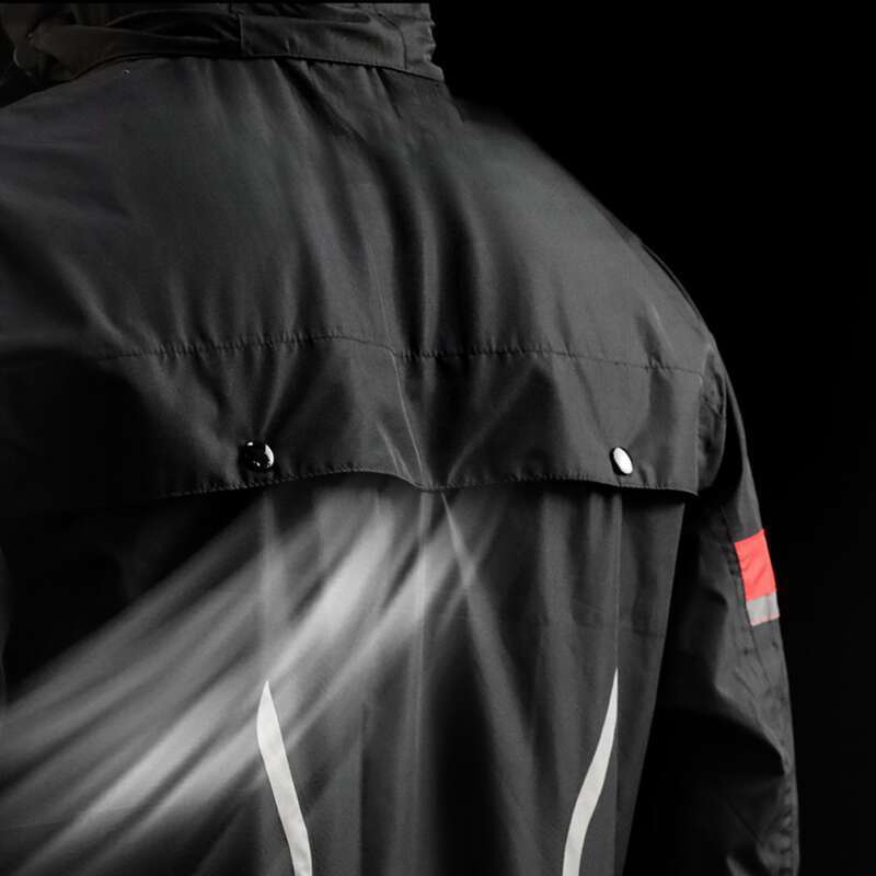 WOSAWE Motosiklet Yağmurluk Seti Açık Hava Bisikleti Tam Vücut Bölünmüş Yağmur Pantolonu Gizli Ayakkabı Kılıfları ile_voghion.com