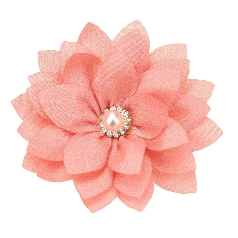 225 pezzi moda fiore affilato accessori carini neonata fiocchi per capelli barrette senza clip fiori decorazione matrimonio 231030_voghion.com