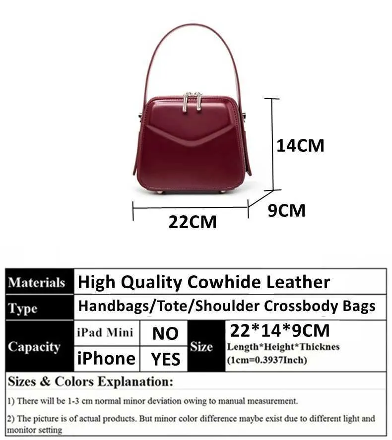 Burminsa Chic Véritable Cuir Petit Fourre-Tout Sacs À Main Pour Femmes Nouveau 2025 Designer Box Sacs À Main Dames Bandoulière Bandoulière_voghion.com