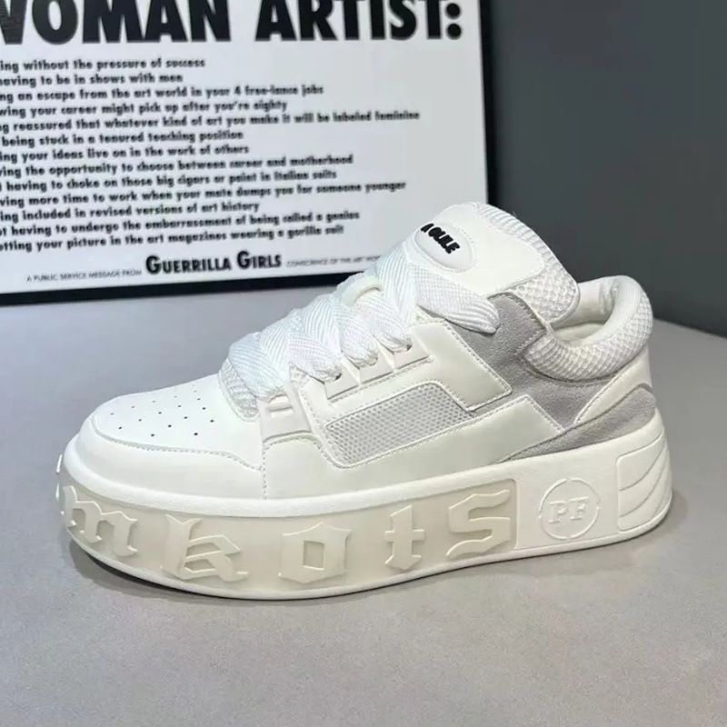 Personalized Fashion Comfortable Casual Campus Student Thick Soles Increase Board Shoes Male_voghion.com