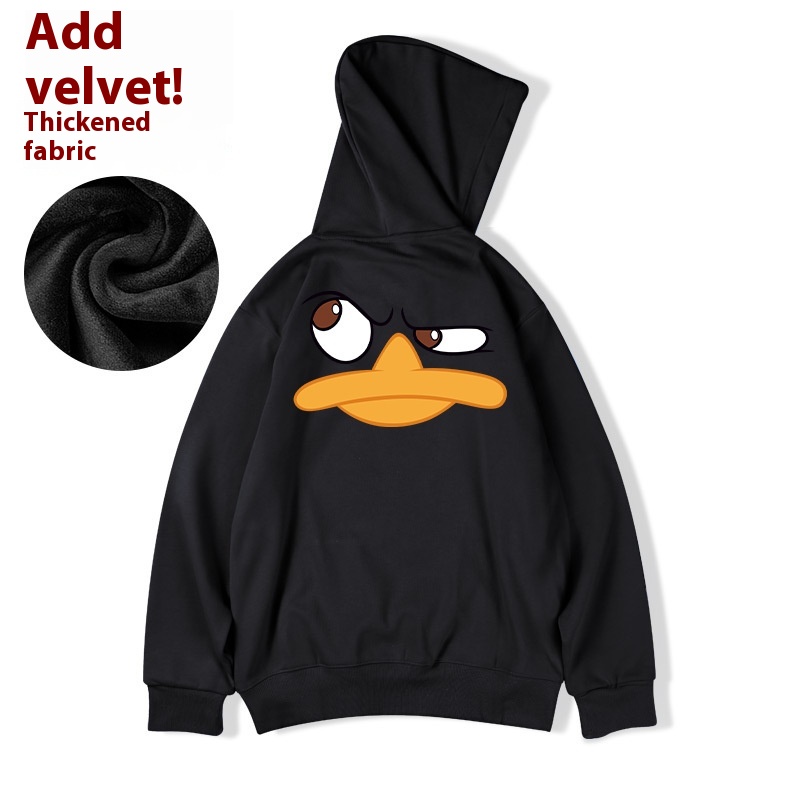 Herren Sweatshirt für Herbst Winter, Lockeres Oversized Top, Plüschiger und dicker Kapuzenpullover Trend, 2024 Neuer Mantel_voghion.com