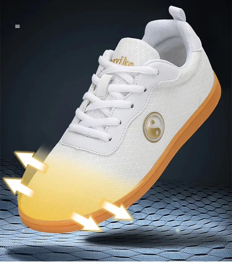 Chaussures d'arts martiaux unisexes pour adultes, exercices traditionnels chinois, Tai Chi, Kung Fu, performance en équipe, match, hommes et femmes_voghion.com