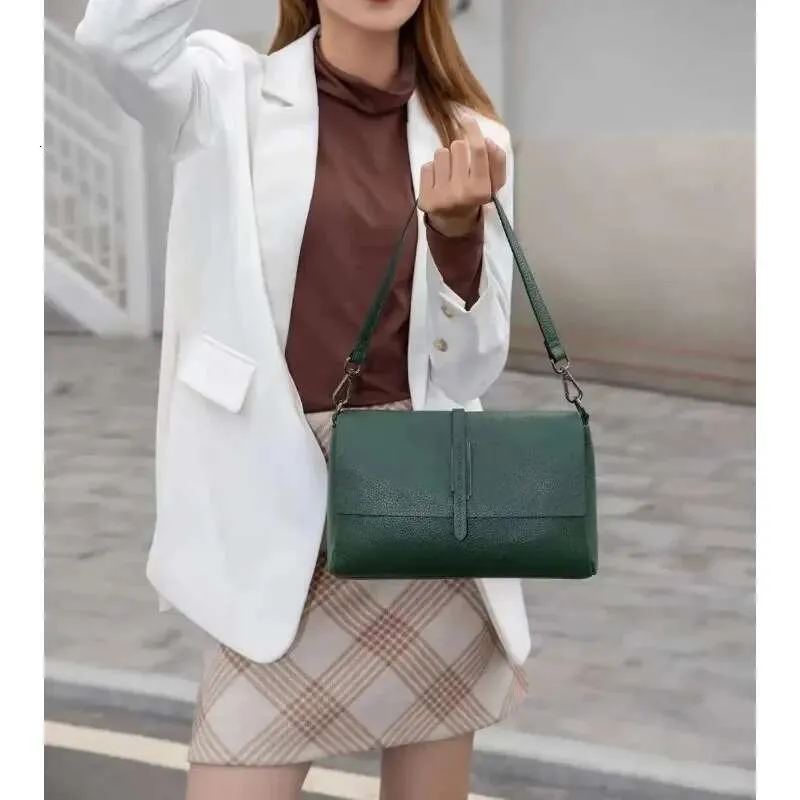 New Arliwwi Designer Real Cow Leather Lady's Flap Messenger Bags Soft Genuine Cowhide Functional Shoulder Handbags_voghion.com