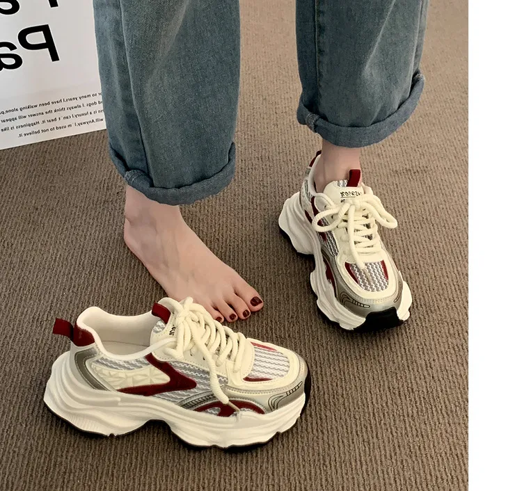 Women's Thick Bottom Running Shoes For Comfort And Support_voghion.com