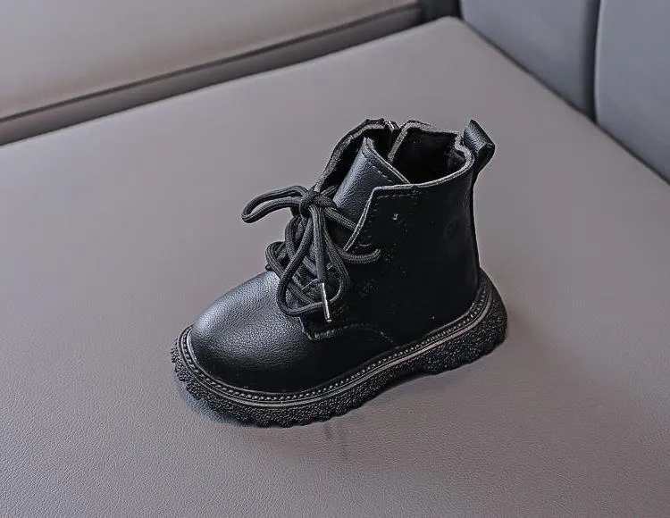 Kid Kleinkind Mode Herbst Winter Jungen Britischen Plüsch Kurze Kinder Mädchen Knöchel Cutefeet Junge Mädchen Stiefel Kinder Schuhe Größen_voghion.com