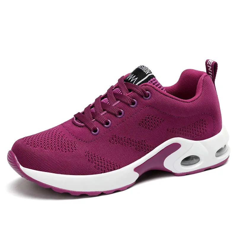 Trainers Ladies Casual Mesh Sneakers Pink Women Flat Lightweight Soft Breathable Footwear Basket Running Shoes Plus Size_voghion.com