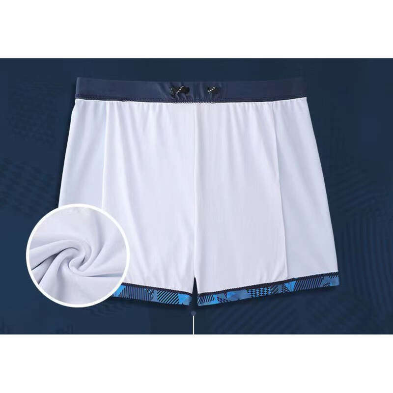 Swimming Trunks For Men To Prevent Awkwardness, Loose Fitting And Quick Drying, Men's Flat Angle Swimming Trunks,_voghion.com