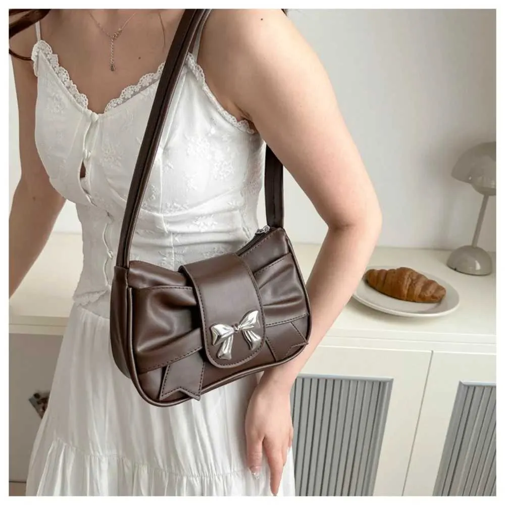 Sac à bandoulière plissé avec nœud coréen pour femme, nouveau sac à main printemps-été 2024, Handba241024_voghion.com