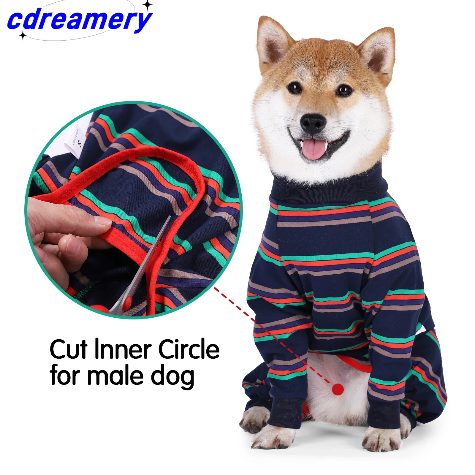 Ropa para la recuperación postoperatoria de perros, ropa desinfectante anti-lamido, ropa anti-muda, camiseta anti-ansiedad, pijamas para perros_voghion.com