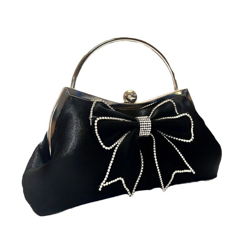 Nuova borsa a tracolla monospalla da banchetto con fiocco retrò da fata, borsa da cena da donna_voghion.com