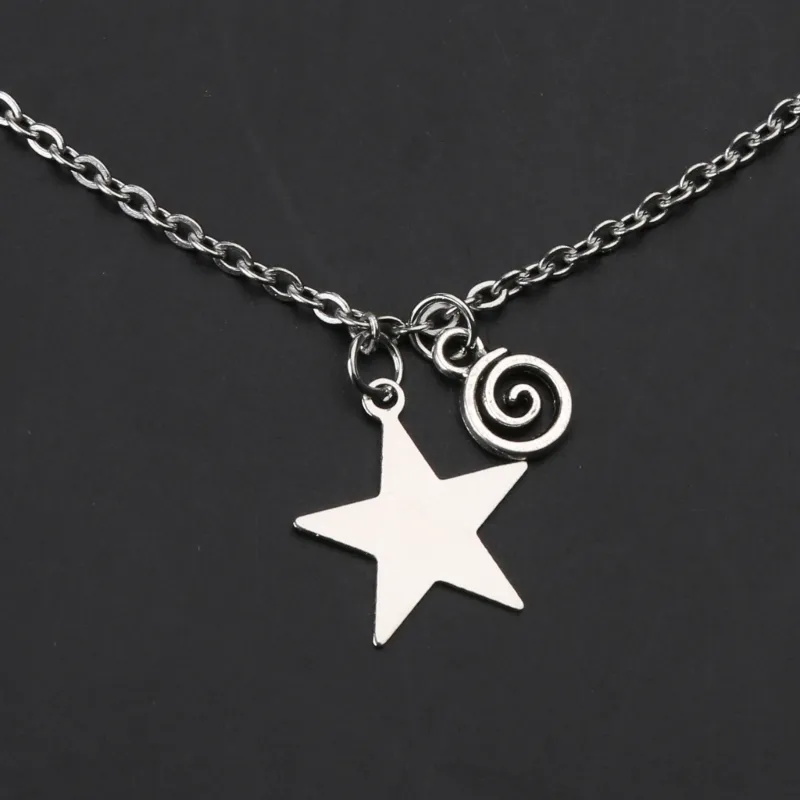 Collana con pendente stella spirale stile boemo gioielli_voghion.com