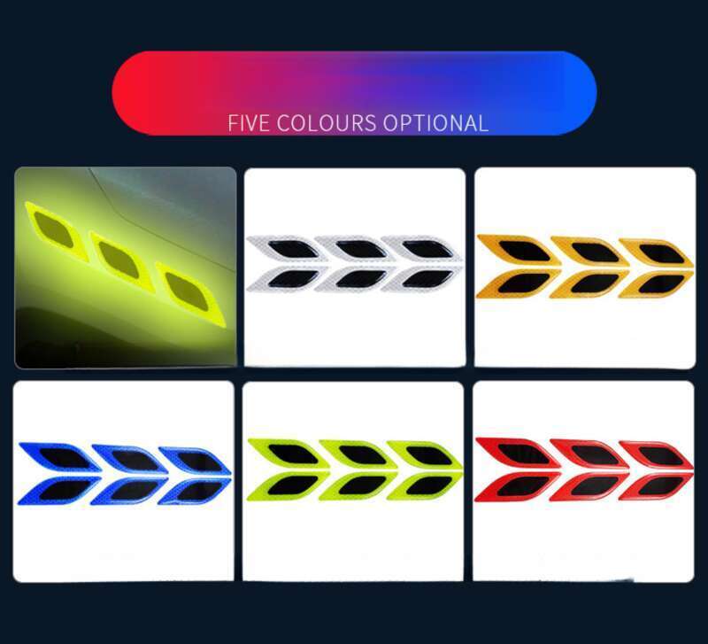 Car Leaf Panel, Fender Reflective Body St, Anti-collision Strip, Safety Warning, Engine Light Eyebrow Decorative_voghion.com