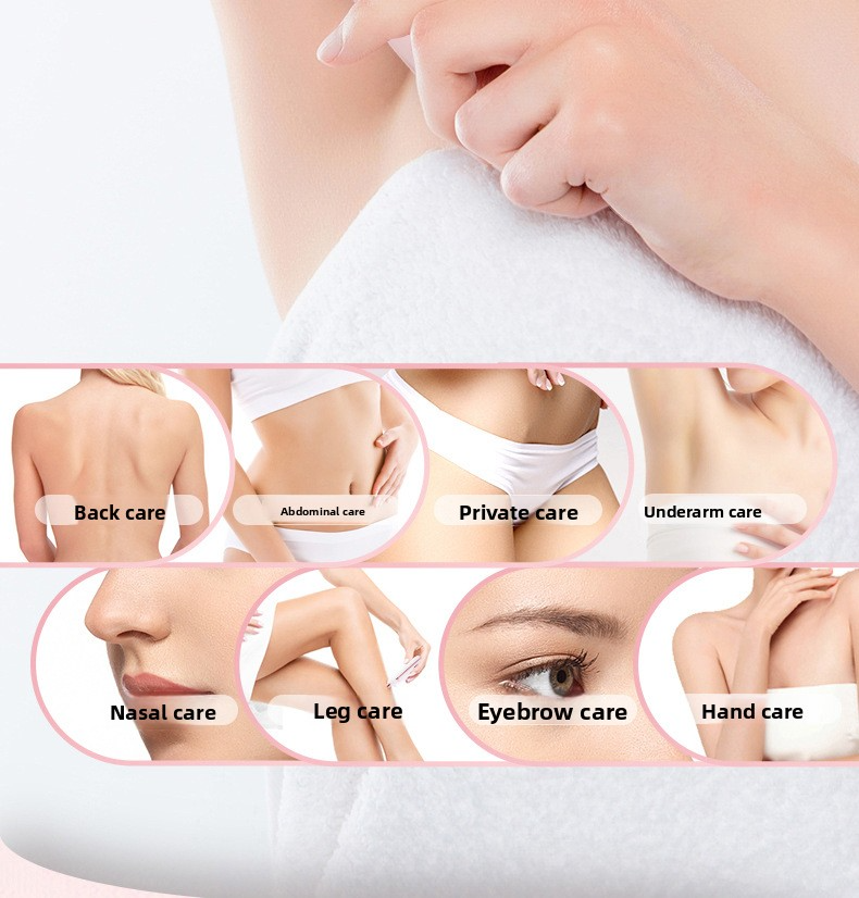 Women's 4-in-1 Multifunctional Intimate Hair Trimmer - Electric Digital Display Full-Body Washable Epilator_voghion.com