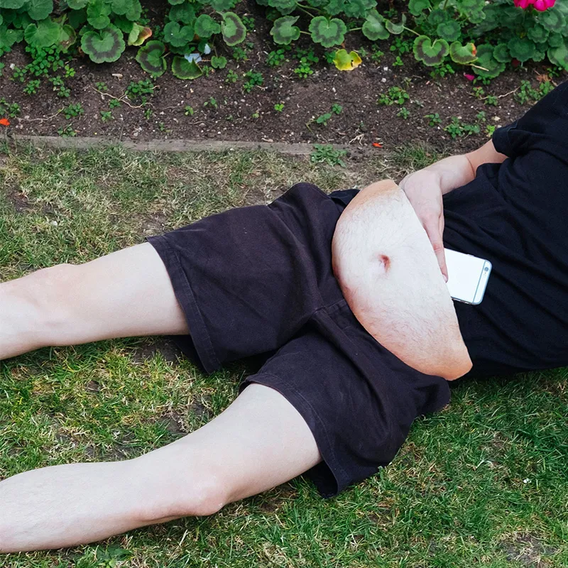 Αστεία Pop Dad Bod Money Belt Ανδρικές τσάντες Ταξιδίου Χρώμα σάρκας Creative Fanny Pack Beer Fat Belly Bum Pouch Τσάντα μέσης_voghion.com