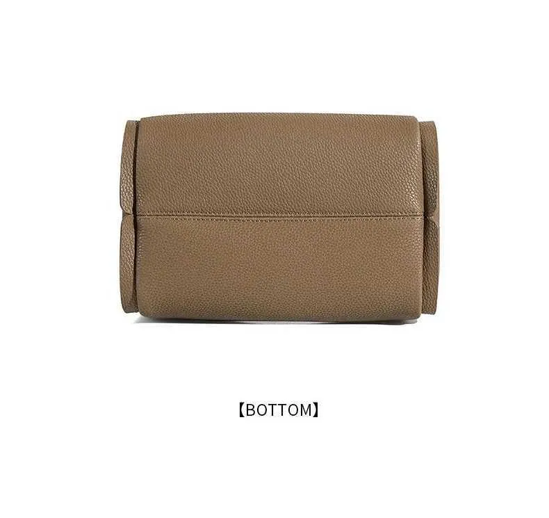 Sacs à main fourre-tout en cuir véritable de vachette Hifashion pour femmes 2024 Tendance Designer Panier Petit sac à bandoulière pour dames_voghion.com