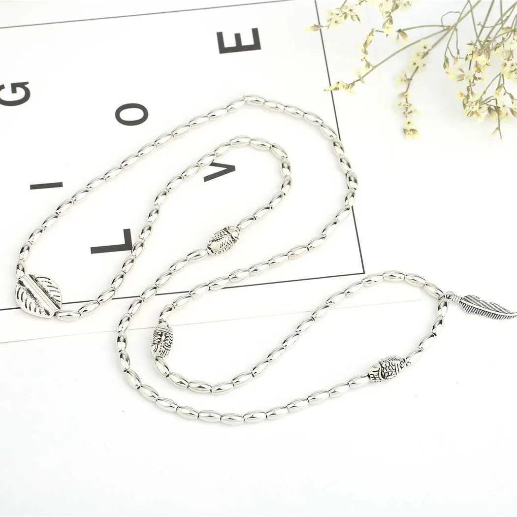 Tobilleras Anslow Baratas Pulsera con Plumas para Descalzas Sandalias Tobillo Playa para Mujer Joyas para Pies Cadenas para Piernas Multi_voghion.com