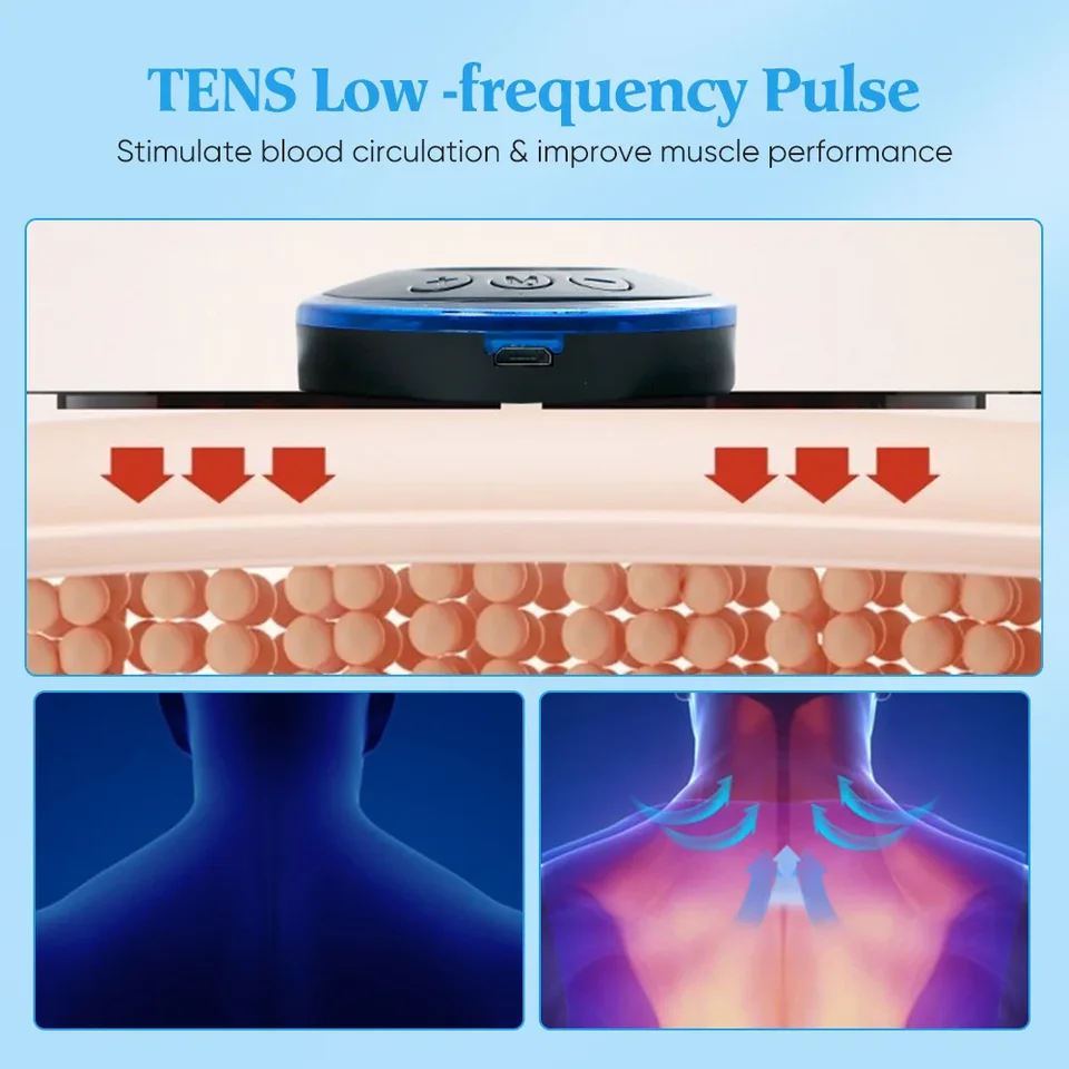 Appareil de massage électrique ems pour nuque et muscles_voghion.com