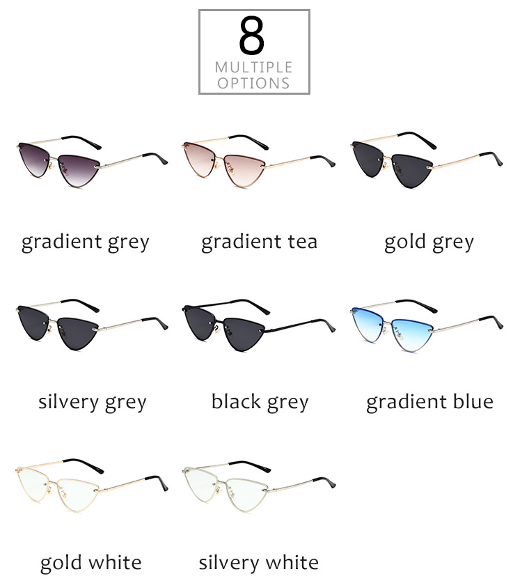 2023 Cat Eye Metal Instagram Street Photo Trendy Sunglasses_voghion.com