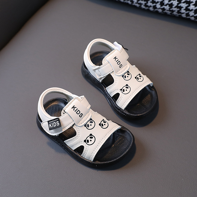 Kid's Clothing Baby sandals for girls 1-6 years old 2 boys cartoon beach shoes 2024 summer new children's non-slip soft-soled toddler shoes_voghion.com