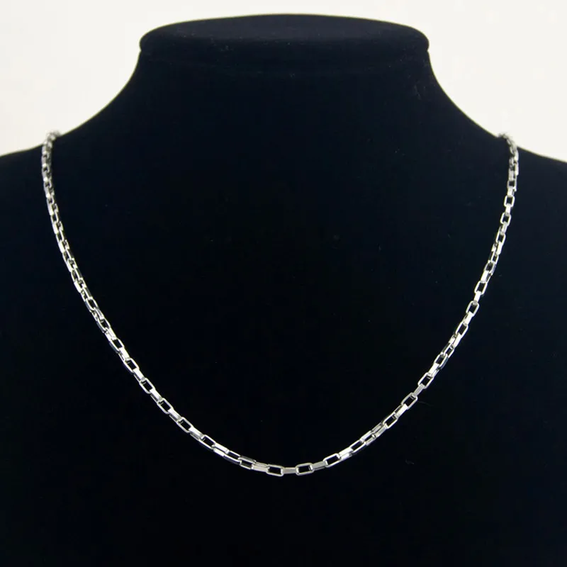 Chai 100 Meter in einer Rolle Halskette Edelstahl 1,5 mm lang Box Modebeschläge Hohe Qualität Großhandel_voghion.com