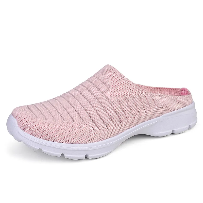 Breathable Mesh Slip-on Shoes For Men Lightweight Walking Trainers_voghion.com