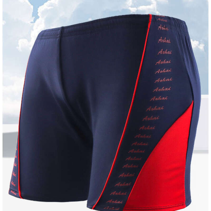 Pantaloni scurți de baie pentru bărbați, supradimensionați, cu croială lejeră, cu unghi pătrat, pentru baie în izvoare termale, anti-ingomor_voghion.com