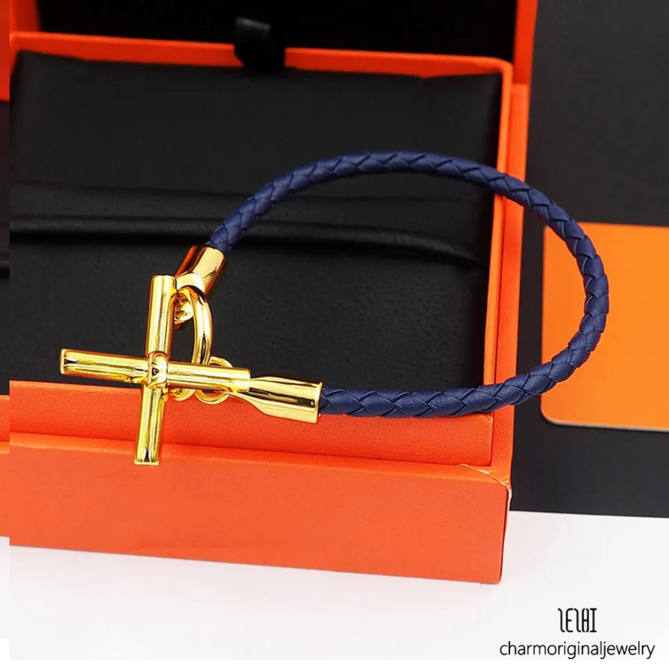 Designer H-Buchstabe Goldarmband Schmuck Hochzeit Frauen Armband geeignet für Männer Modeschmuck_voghion.com