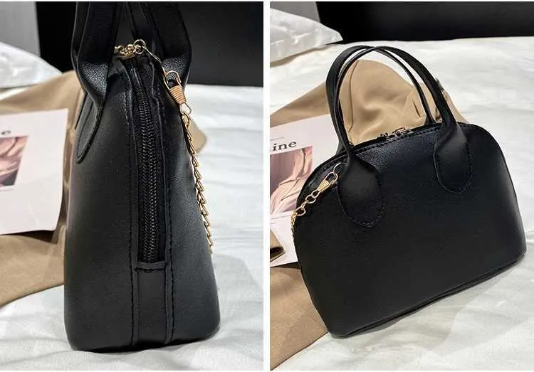 Fashion Women Shoulder Designer Shell Ladies Hand Bag Large Capacity Crossbody Bags Vintage PU Leather Totes_voghion.com