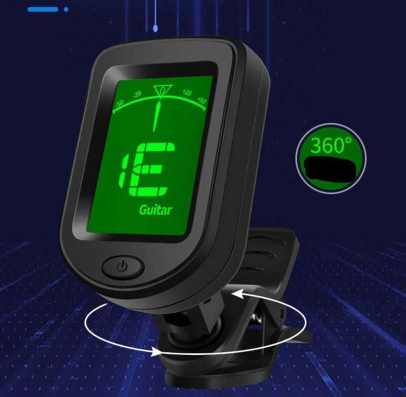 【 2595 Bewertungen 】 Gitarrenclip, Folk-Ukulelen-Tuner, Multifunktionales Zubehör, Gitarrensaiten-Stimmclip_voghion.com