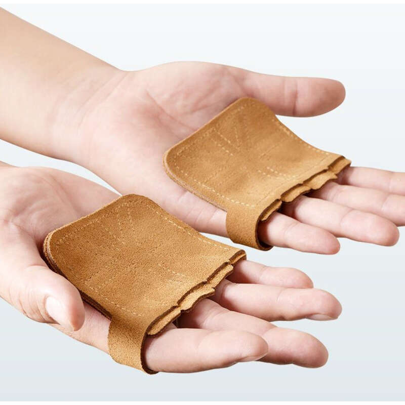 【 65000 menschen Lob 】 Rindsleder Schützen Palm Fitness Handschuhe Für Männer, Ausrüstung Training, Eisen Rollen, Kokon, Anti_voghion.com