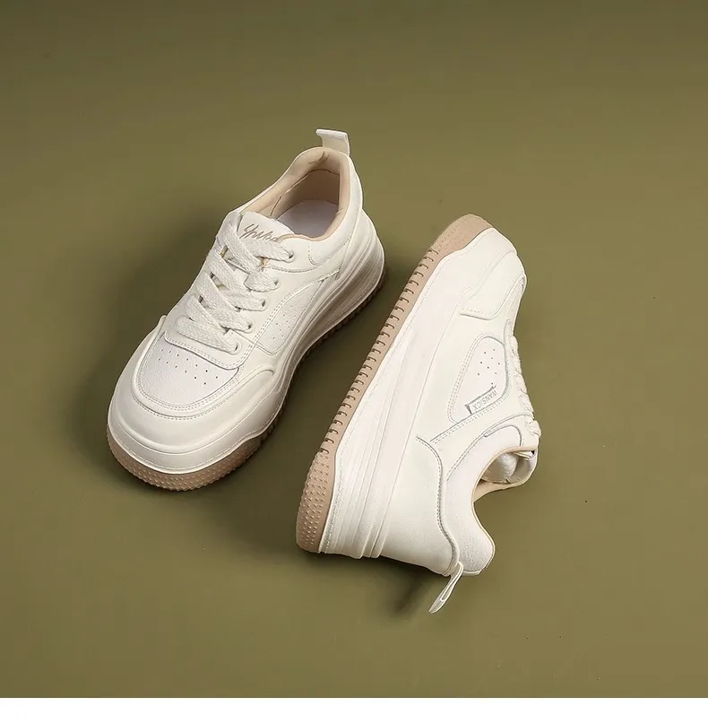 Mocassini da coppia con punta tonda e suola spessa e taglio basso con rete per una traspirabilità confortevole e un look casual alla moda._voghion.com