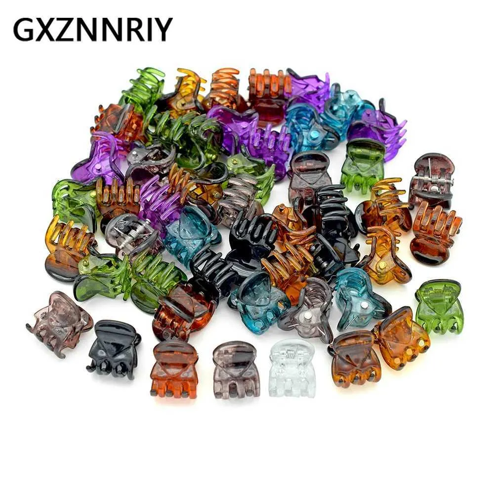 Hair Clips Barrettes 1.5cm 50pcs Womens Clip Accessories Fashion Plastic Mini Claw Headwear Gift_voghion.com