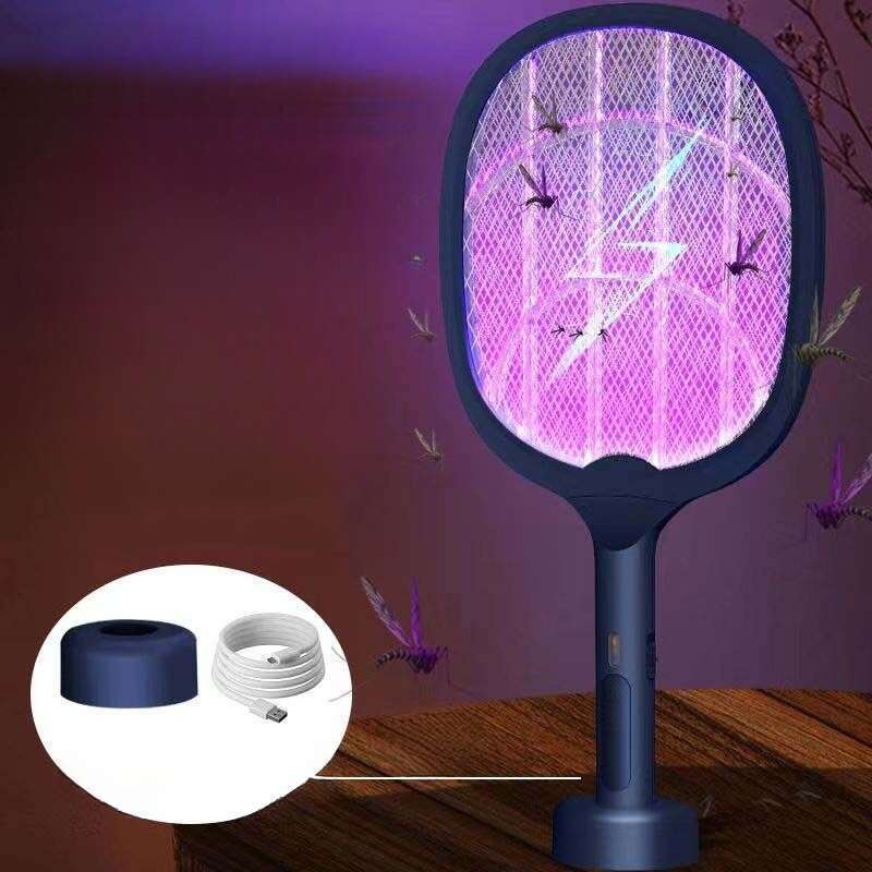 [4021 Repurchases] Electric Rechargeable Durable And Strong Household Lithium Battery Fly Electric Mosquito Swatter_voghion.com
