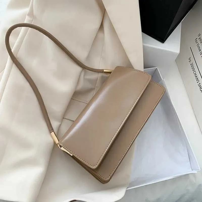 Designer Bag New simple shoulder PU leather armrest solid color womens handbag casual girl small square bag Y241115_voghion.com