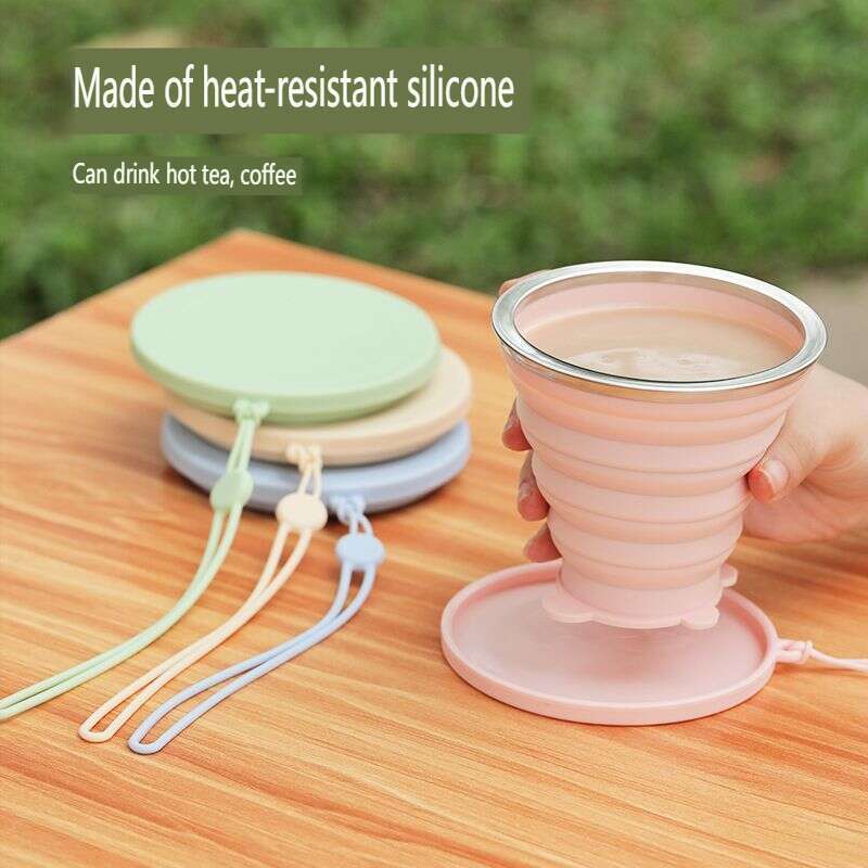 【 The Choice Of Many People 】 Silicone Folding Water Outdoor Portable Camping Travel Mouthwash Food Grade Casual Cup,_voghion.com