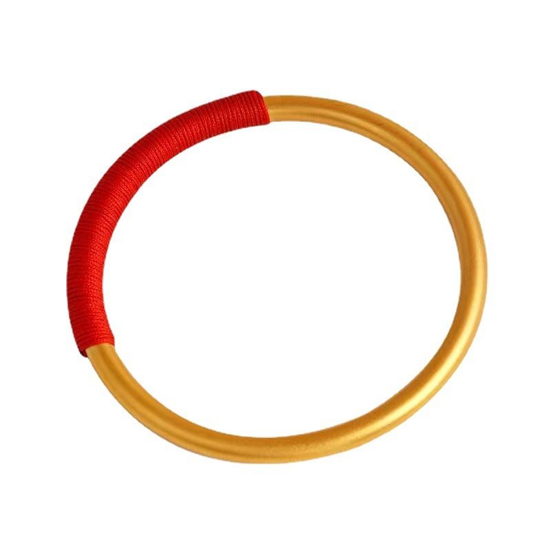 Vieam Bracciale chiuso in corda rossa antica e solida da donna, in oro finto_voghion.com