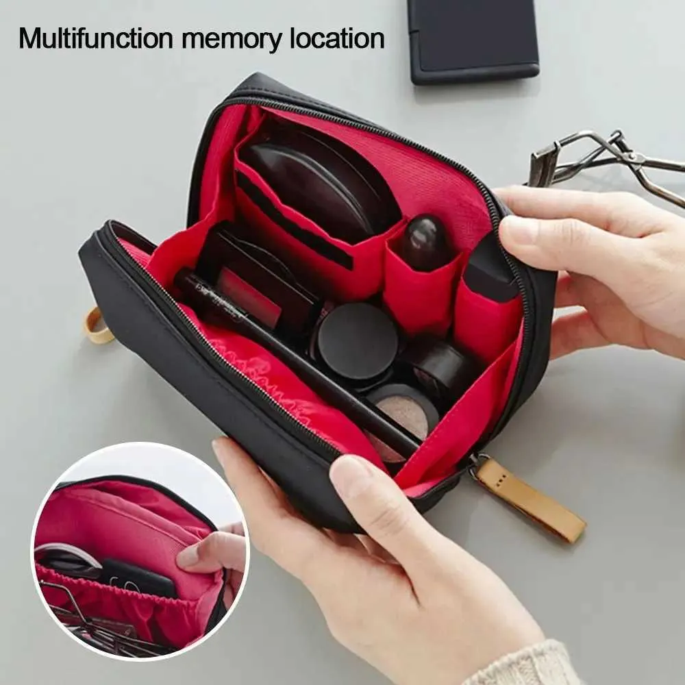 1 tragbare Damen-Münzaufbewahrung, Lippenstift, Mini-Make-up-Tasche Y241023_voghion.com