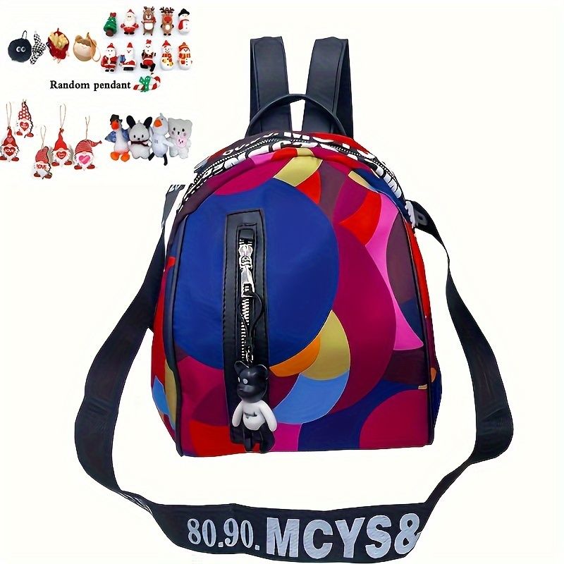 Modischer Rsack aus Oxford-Stoff, Schultasche großem Fassungsvermögen, lässige Unisex-Reisetasche mit modischem_voghion.com